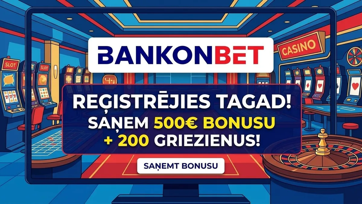Reģistrācija ar bonusu
